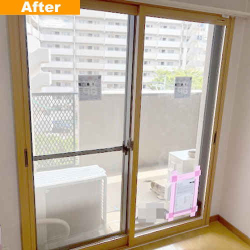 マンションの内窓設置後