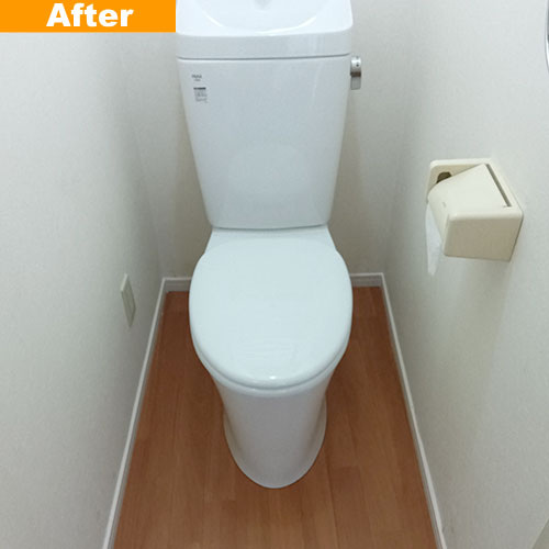 トイレのリフォーム後